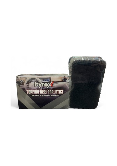 Byrox Yağlı Sünger Deri Torpido Tampon Parlatıcı