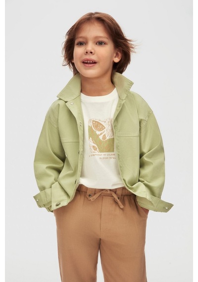 Xo Kids Erkek Çocuk Ceket 4-8 Yaş 48513 Yeşil