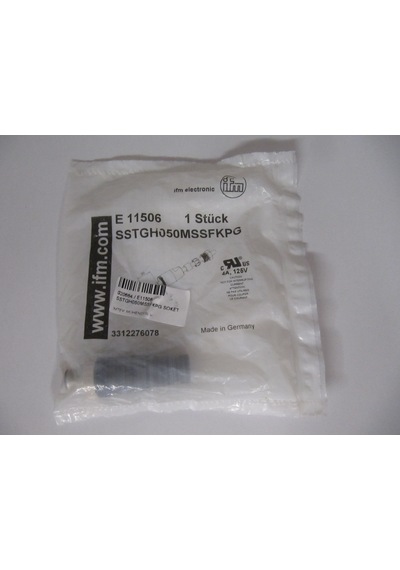 Ifm E11506 Sstgh050mssfkpg Wirable Socket