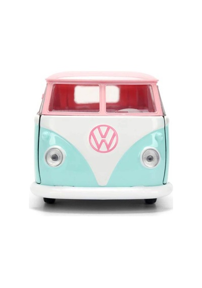 Jada 1:32 Disney Stitch Angel 1961 Volkswagen Bus Model Araba Çok Renkli