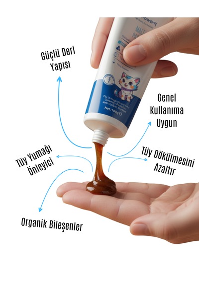 Petpower Tüy Yumağı Önleyici Kedi Maltı 100 G