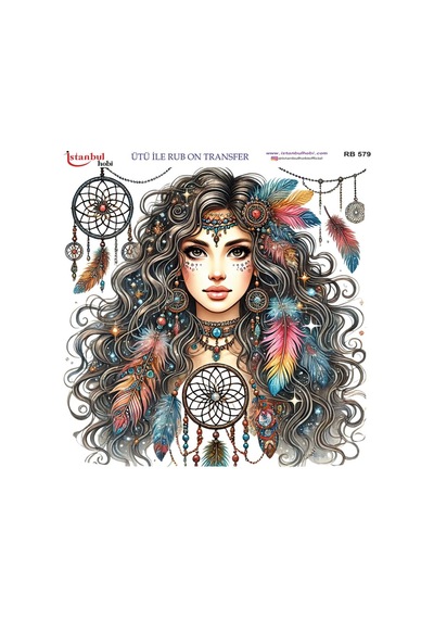 Ütü İle Rub On Transfer Kağıdı 30x30cm Rb-579