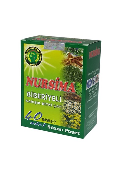 Biberiyeli Karışık Bitki Çayı 40 'lı Süzen Poşet