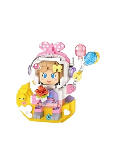 Lz-8828 Loz Kız Astronot 410 Parça Block Oyuncak