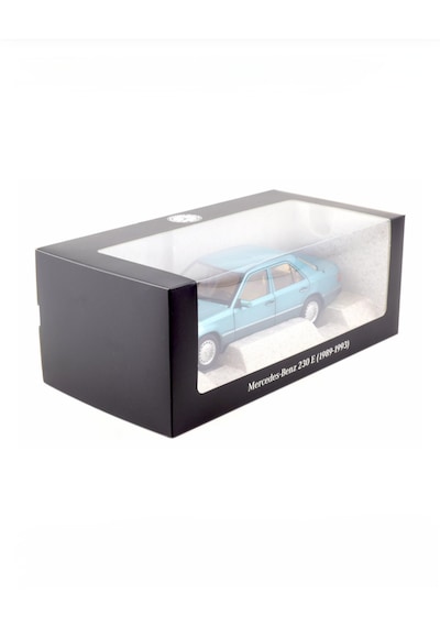 Norev 1:18 1989 Mercedes Benz E Class 230e W124 Beryl Blue Model