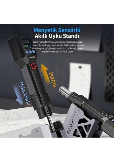 Fnırsı Sag-55 High-end Configuration Pro Akıllı Sıcak Hava Tabancası 550w