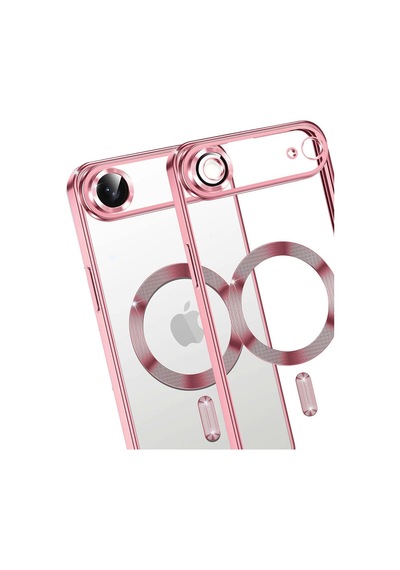 Apple Uyumlu iPhone 17 Air Kross Magneticsafe Kapak Gül