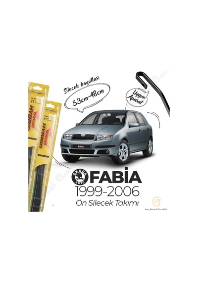 Skoda Fabia Silecek Takımı 1999-2006 İnwells Hibrit