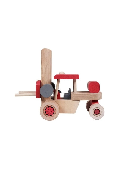 Ahşap Forklift - Kırmızı