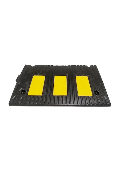 Kauçuk Rampa Set, Otopark Rampası, Kaldırım Rampası 30 X 50 X 4,5 Cm - 3 Bantlı - 8,5 Metre-3902