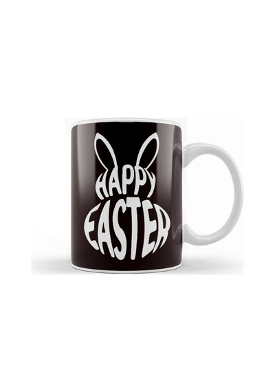 Happy Easter Eggs Hunting Spring Bunny Rabbit Egg Hunter Kupa Bardak Porselen No20538 Karışık