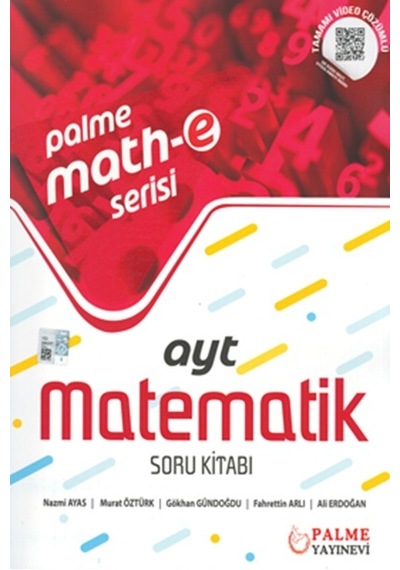 Palme Math-E Serisi Yks Ayt Matematik Soru Kitabı Yeni