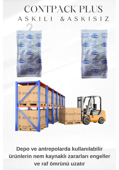 Contpack Askılı Nem Alıcı Rutubet Engelleyici Konteyner K...