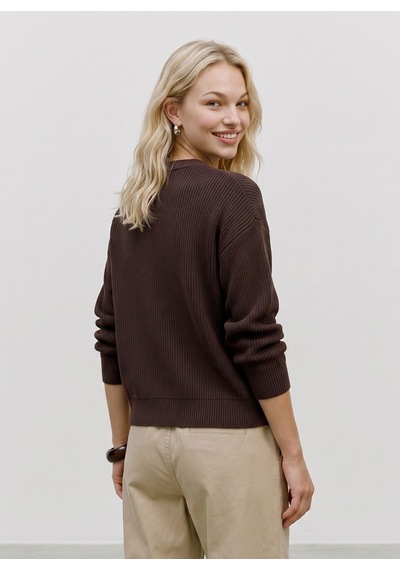 Vero Moda Kahverengi Kadın Kazak 10347043-191109 Tcx