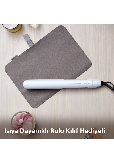 Philips Saç Düzleştirici BHS520/00,Bukle Özelliği, Argan Yağı Katkılı, İyonik Bakım