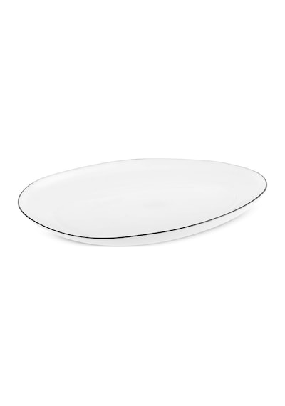 Karaca Agata Opal Cam Kayık Tabak 33 Cm