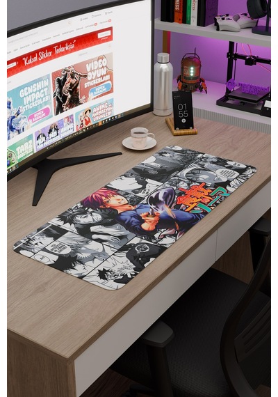 Food Wars Anime V2 - 70x30 Xl Gaming Kauçuk Kaymaz Taban Mouse Pad Fare Altlığı
