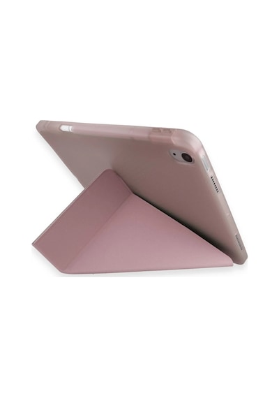 Xiaomi Pad 6 Kılıf Kalemlikli Mars Tablet Kılıfı - Rose Gold Arka Kapak