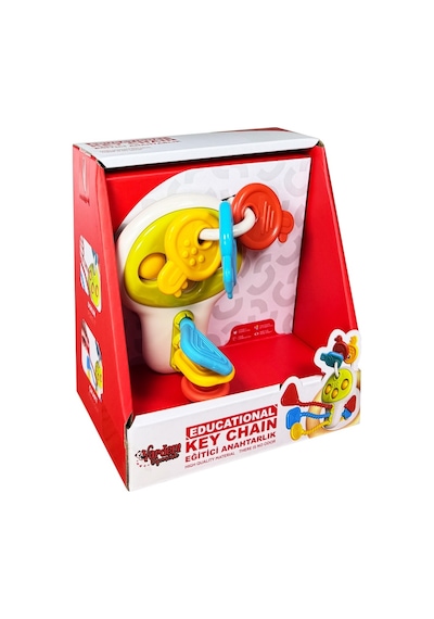 Vardem Eğitici Poppitli Cırcırlı Bebek Anahtarlığı Rt1507