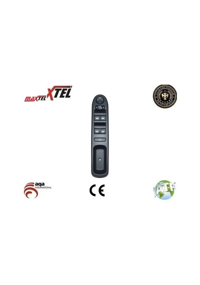 Cam Açma Düğmesi Sol Kasali 9 Fiş 307 00-09