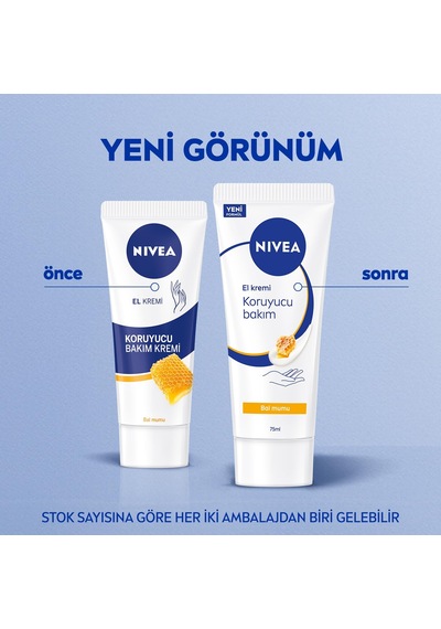 Nıvea El Kremi Koruyucu Bakım, 75 Ml, Bal Mumu Ve Gül Kokusu Diğer