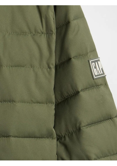 Gap 790583002 V-frch Logo Ltwt Puffer Jkt Erkek Mont Haki
