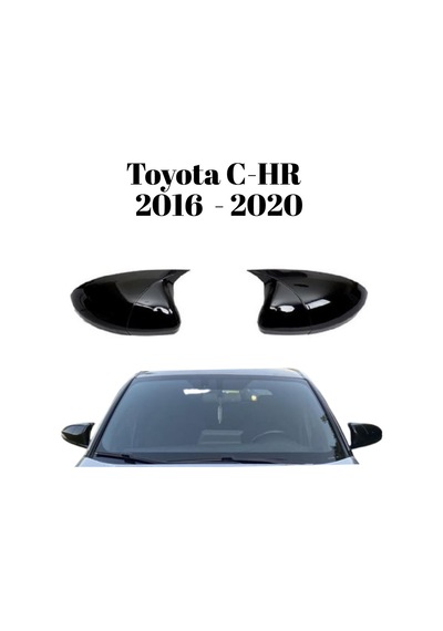Toyota C-hr 2016 2017 2018 2019 2020 Uyumlu Yarasa Batman Ayna Kapağı Takımı Parlak Siyah