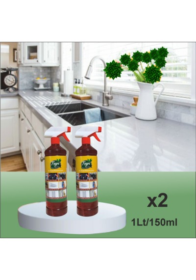 Feyri Nano Temizleyici Mutfak Yüzey Temizleyici ve Leke Çıkarıcı 2 x 1 L