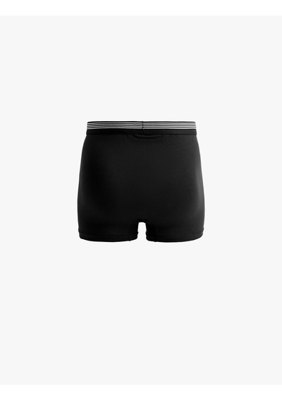 Koton Lastik Detaylı Pamuklu 3'lü Boxer Seti Antrasit 6wlm90070mk Antrasit