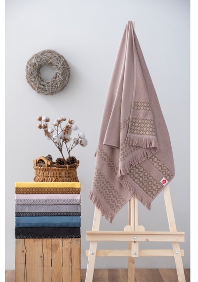 Cotton Box Twins Bukle Havlu 75x150 Bej Bej