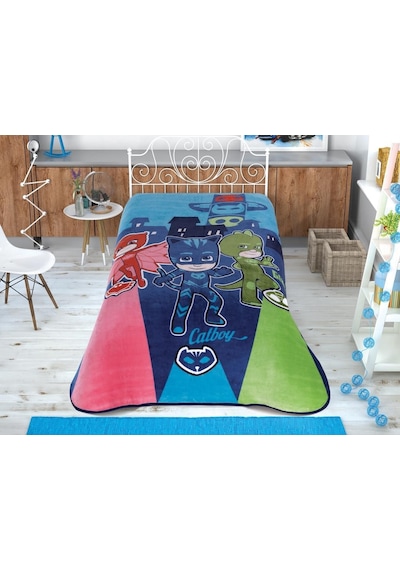 Taç Lisanslı Battaniye Pj Masks Move Tek Kişilik