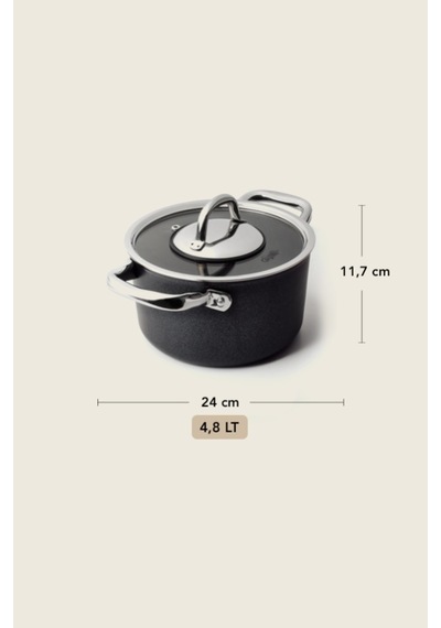Esperanza Titanyum Derin Tencere 24 cm