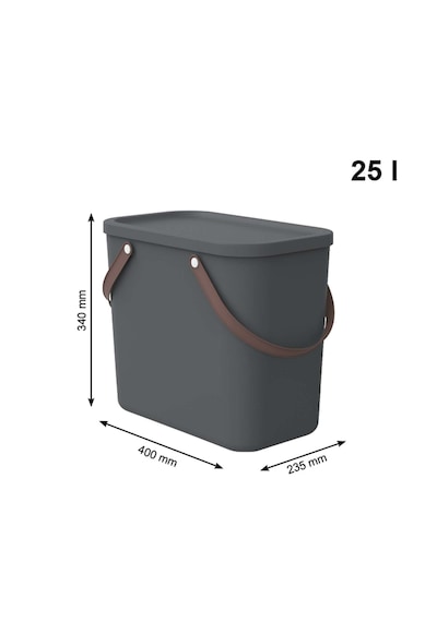 Albula Modern Depolama Kutusu 25l Antrasit