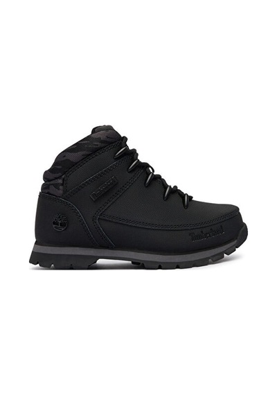 Timberland Euro Sprınt Mıd Lace Up Boot Çocuk Outdoor Botu Tb0a5sraejt1 Siyah