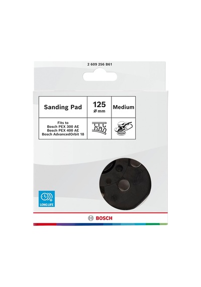 Professional Accessories 1x Zımpara Pedi Çap 125 Mm, Orta Sert, Velcro Sistemli, Orbital Zımpa