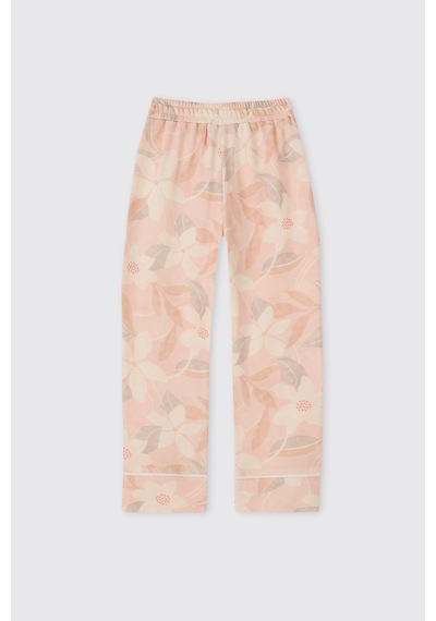 Panço Kız Çocuk Baskılı Pembe Pijama Takımı