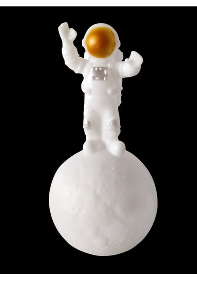Astronot Şekilli Gece Ve Masa Lambası Beyaz