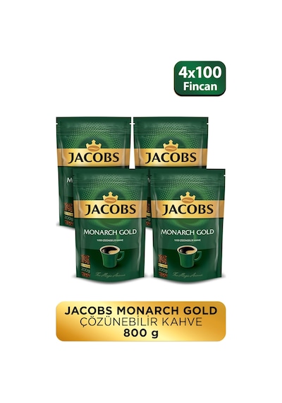 Jacobs Monarch Gold Granül Kahve 4 x 200 G