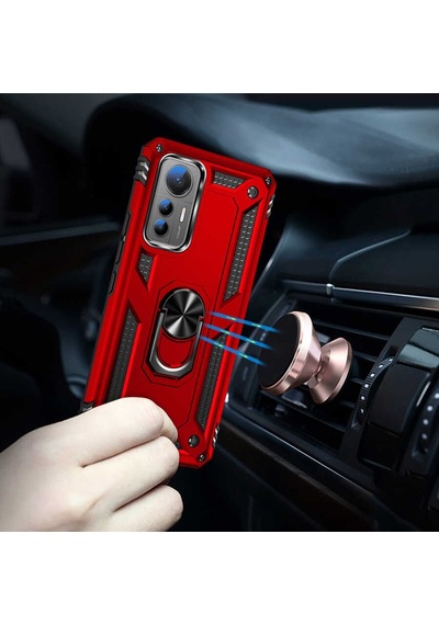 Xiaomi Mi 12 Lite Kilif Zore Vega Yüzüklü Standli Zirh Kilif 559731790