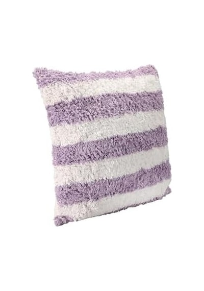 Pop Stripe Dokuma Yastık Lila 45x45cm Açık Indigo