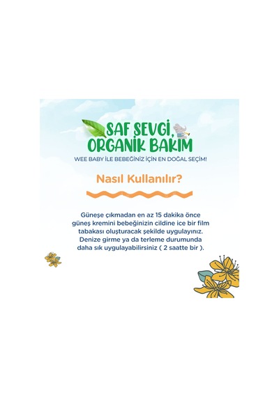 Wee Baby Güneş Koruyucu 75 ML