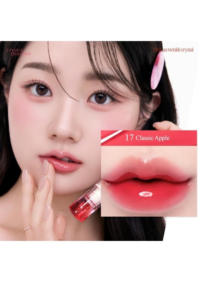Clıo Yapışkanlık Hissi Vermeyen Yoğun Işıltılı Tint Crystal Glam Tint 17 Classic Apple Appleseries Çok Renkli
