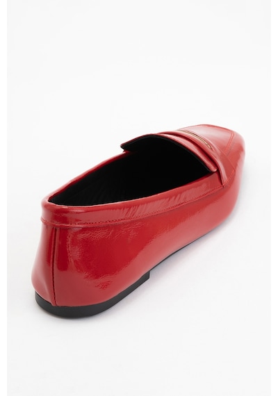 Luvishoes Luvi Shoes Irıdessa Kırmızı Rugan Hakiki Deri Tokalı Küt Burun Kadın Loafer Ayakkabı Kırmızı Luvishoes Luvi Shoes Irıdessa Kırmızı Rugan Hakiki Deri Tokalı Küt Burun Kadın Loafer Ayakkabı Kırmızı