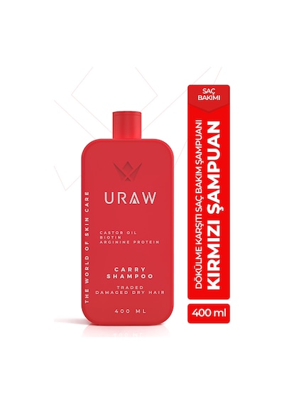 Uraw Carry Yoğun Saç Dökülmesine Karşı Bakım Şampuanı 400 ML