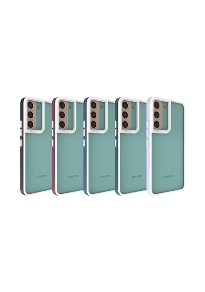 Galaxy S22 Plus Kılıf Zore Mima Kapak Siyah