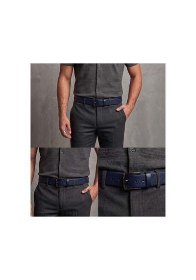 Nahitatyana Hakiki Deri Unisex Kemer %100 Gerçek Deri Lacivert - 923594924 Lacivert