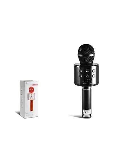 Pl-2462 Fm Li Karaoke Mikrofon Kablosuz Beyaz