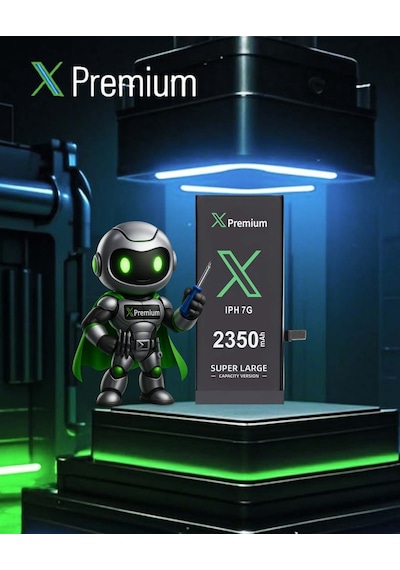 Xpremium Apple Uyumlu iPhone  7 Batarya Pil Süper Yüksek Kapasiteli Güçlendirilmiş 2350 Mah