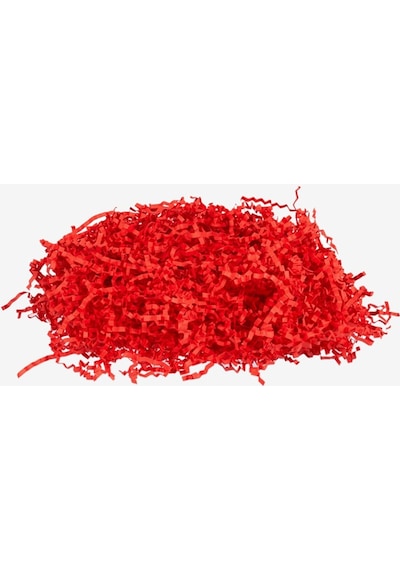 Kırmızı Kırpık Kağıt Zigzag Kağıt - 1 Kg