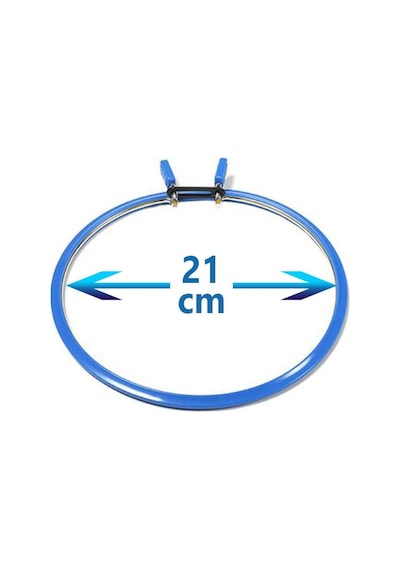 Nurge Çelik Kasnak Nakış Kasnağı 21 Cm Çap Yaylı Kasnak
